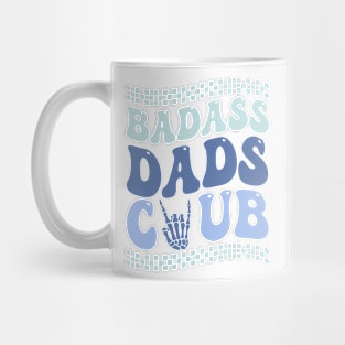 Badass Dads Club skeleton Gift For Men Father day Mug